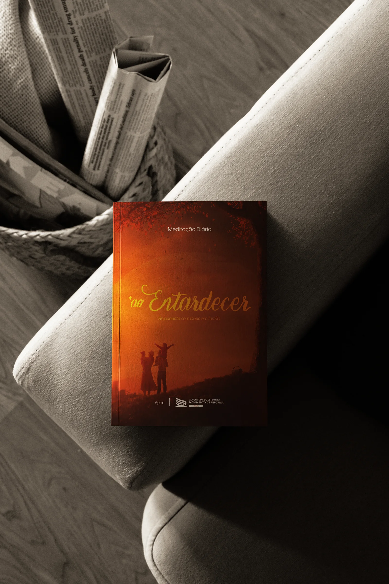 Meditação Diária — capa do livro impresso