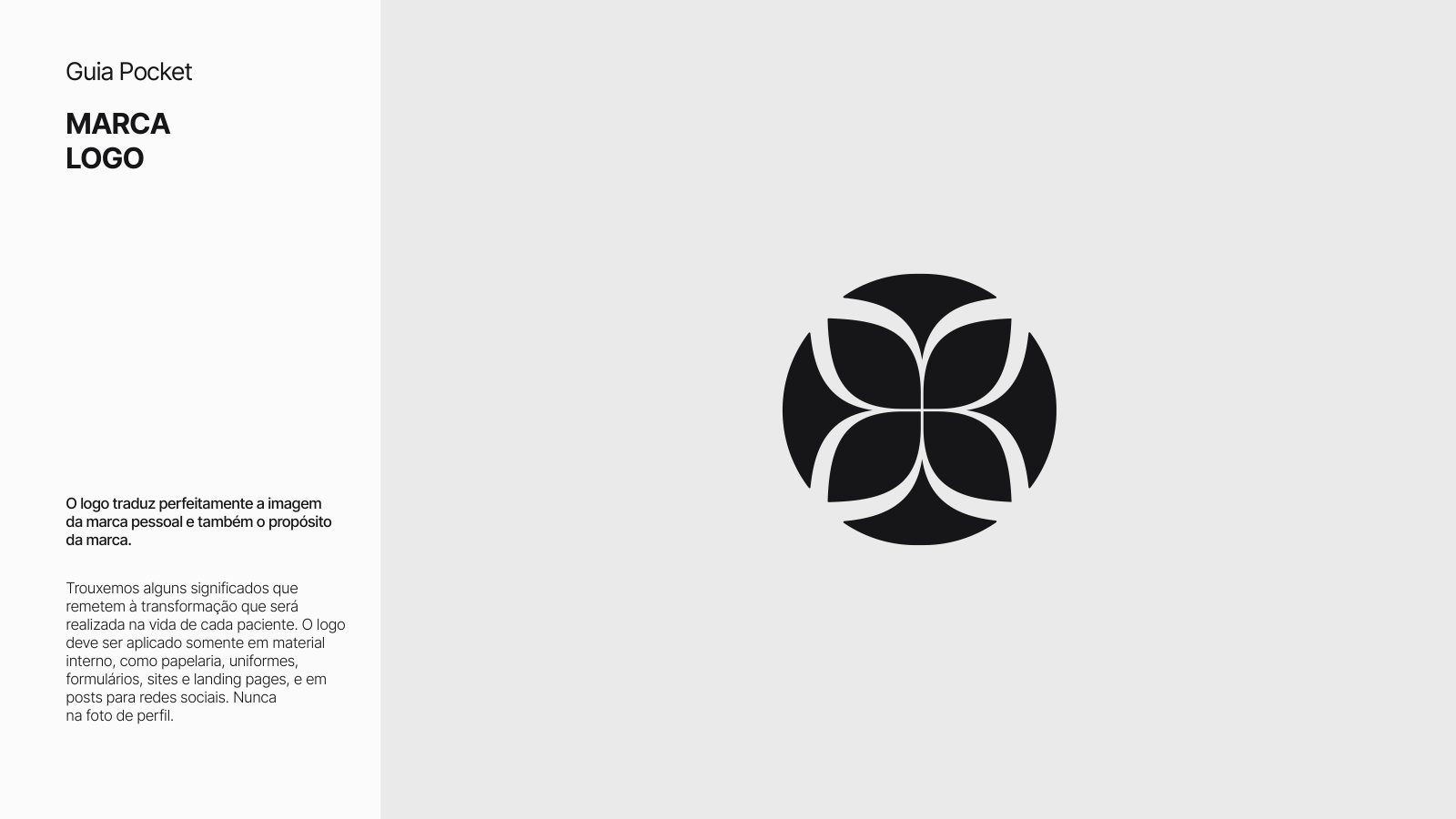 Símbolo — a flor de quatro pétalas